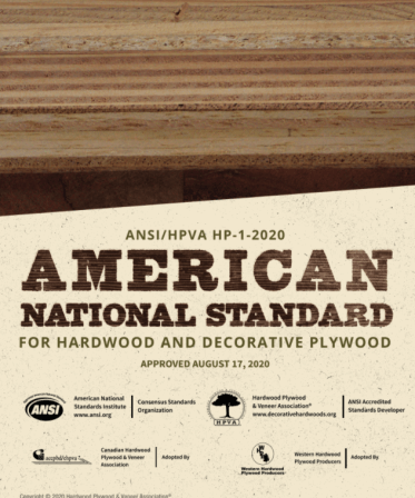 American National Standard for Hardwood and Decorative Plywood (ANSI/HPVA HP-1-2020)