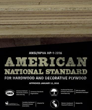 American National Standard for Hardwood and Decorative Plywood (ANSI/HPVA HP-1-2016)