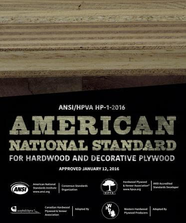 American National Standard for Hardwood and Decorative Plywood (ANSI/HPVA HP-1-2016)