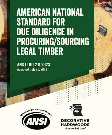 American National Standard for Due Diligence in Procuring / Sourcing Legal Timber
